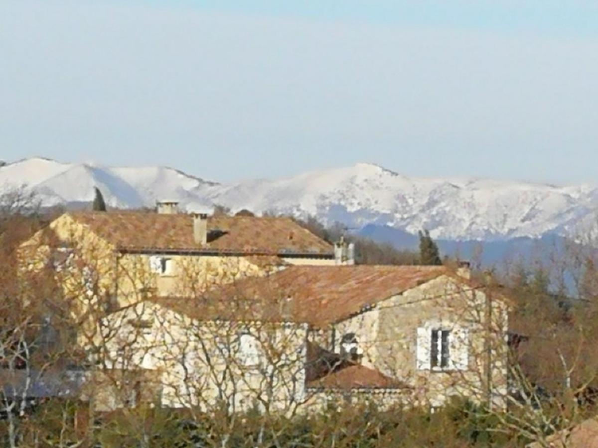 Montloubier Villa Villeneuve-de-Berg Luaran gambar